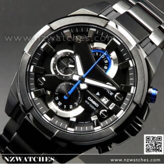 Casio Edifice Chronograph 100M All Black Sport Watch EFR-540BK-1A, EFR540BK