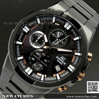 Casio Edifice Chronograph All Black Sport Watch EFR-544BK-1A9V, EFR544BK