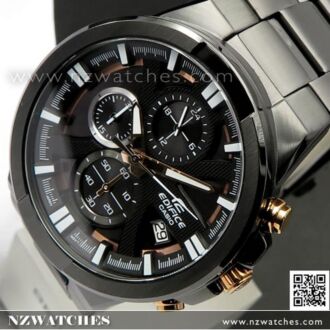 Casio Edifice Chronograph All Black Sport Watch EFR-544BK-1A9V, EFR544BK