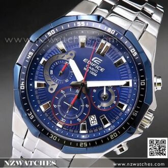 Casio Edifice Racing Blue 100M Sport Watch EFR-554RR-2AV, EFR554RR