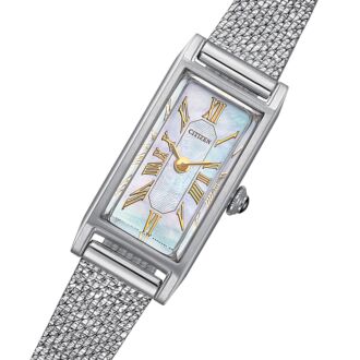 CITIZEN Eco-drive Mother of Pearl Dial Limited Edition Ladies Watch EG7040-74D