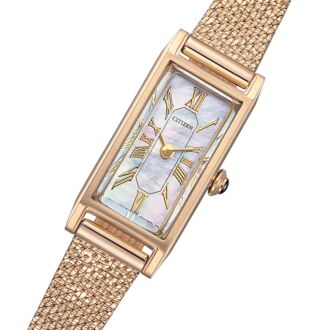 CITIZEN Eco-drive Mother of Pearl Dial Limited Edition Ladies Watch EG7043-33D