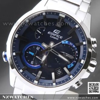 Casio Edifice Tough Solar Phone Finder Bluetooth Smart Watch EQB-700D-2A, EQB700D