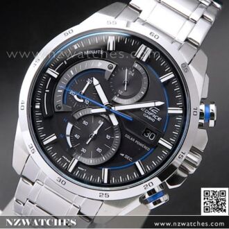 Casio Edifice Chronograph Solar 100M Sport Watch EQS-600DB-1A9, EQS600DB