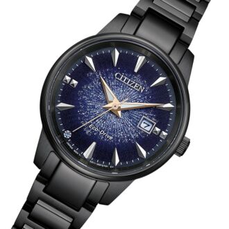 Citizen Eco-Drive Galaxy Blue Dial Sapphire Ladies Watch EW2595-81L