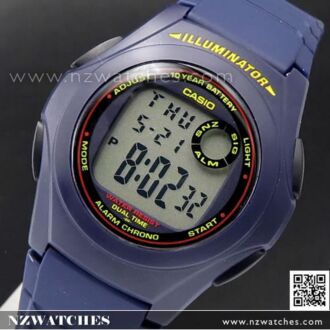 Casio Digital LCD Alarm Stopwatch Sports Watch F-200W-2A, F200W