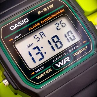 Casio Digital Water Resistant Classic Unisex Watch F-91W-1, F91W