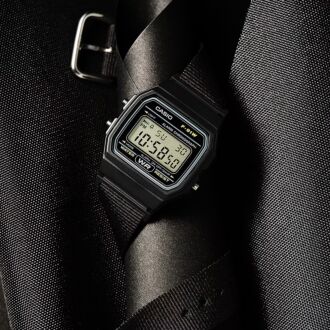 Casio Vintage Cloth Lightweight Slim Minimalistic Digital Watch F-91WF-1A