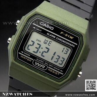 Casio Digital Water Resistant Classic Unisex Watch F-91WG-9, F91WG