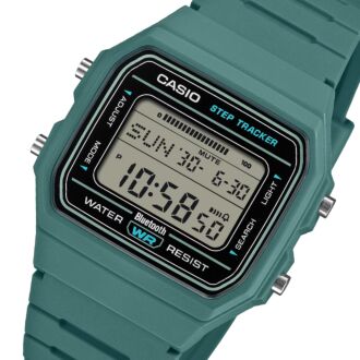 Casio Bluetooth Green Step Tracker Digital Watch F-B100W-3A