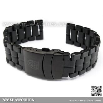 Luminox Original 23mm Replacement Black Polyurethane Link Bracelet Band