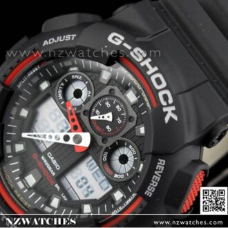 Casio G-Shock Velocity Indicator 200M Alarm Watch GA-100-1A4, GA100