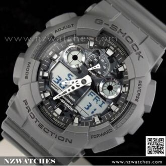 Casio G-Shock Camouflage Gray Analog Digital Display Watch GA-100CF-8A, GA110BC