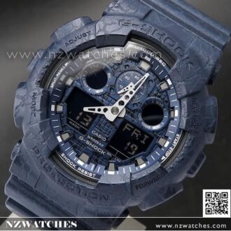 Casio G-Shock Analog Digital Cracked Pattern Sport Watch GA-100CG-2A, GA100CG