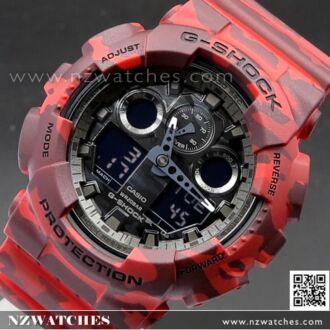 Casio G-Shock Camouflage World time Military Watch GA-100CM-4A, GA100CM