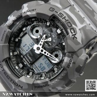 Casio G-Shock Camouflage World time Military Watch GA-100CM-8A, GA100CM