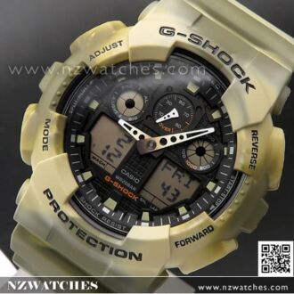 Casio G-Shock 200M Marble Camouflage Military Sport Watch GA-100MM-5A, GA100MM