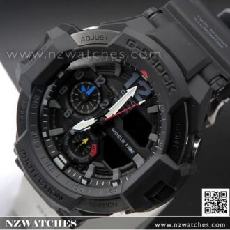 Casio G-Shock GRAVITYMASTER 200M Thermometer Compass Watch GA-1100-1A1, GA1100