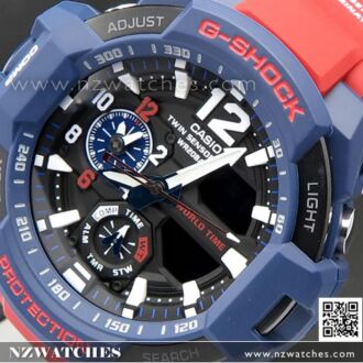 Casio G-Shock GRAVITYMASTER 200M Thermometer Compass Watch GA-1100-2A, GA1100