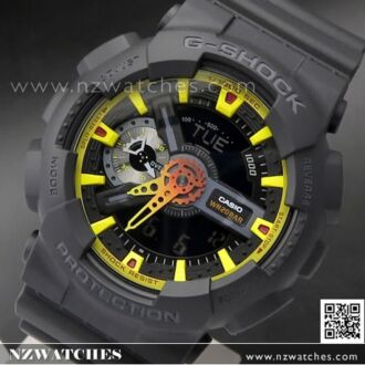 Casio G-Shock Orange Gradations 200M Analog Digital Sport Watch GA-110BY-1A, GA110BY