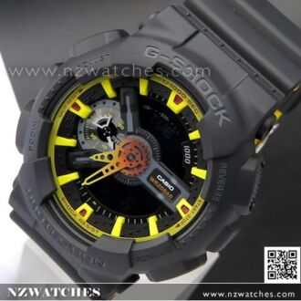 Casio G-Shock Orange Gradations 200M Analog Digital Sport Watch GA-110BY-1A, GA110BY