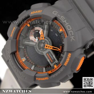 Casio G-Shock Matte Finish Analog Digital Display Watch GA-110TS-1A4, GA110TS