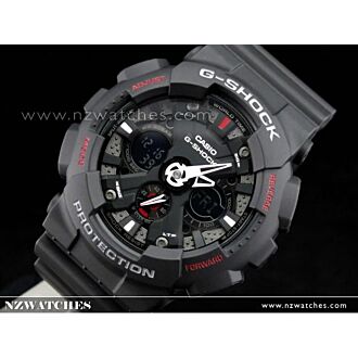 Casio G-Shock Black Analog Digital Watch GA-120-1A GA120