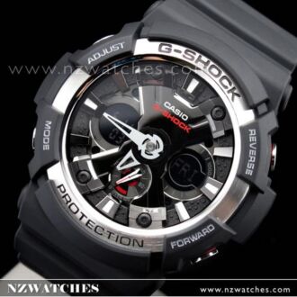 Casio G-Shock Analog Digital Black World Time Watch GA-200-1A, GA200