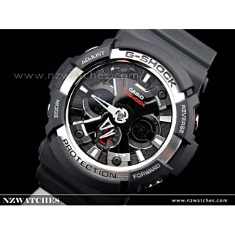 Casio G-Shock Analog Digital Black World Time Watch GA-200-1A, GA200