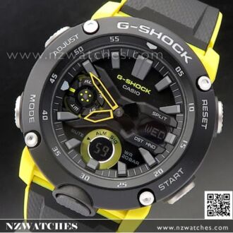 Casio G-Shock Carbon Core Guard Structure Watch GA-2000-1A9, GA2000