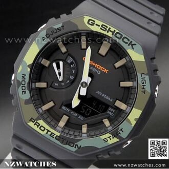 Casio G-Shock Carbon Core Guard Utility Colour Edition Watch GA-2100SU-1A, GA2110SU