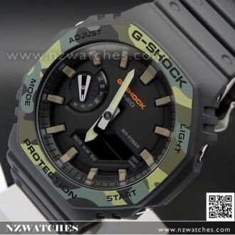 Casio G-Shock Carbon Core Guard Utility Colour Edition Watch GA-2100SU-1A, GA2110SU