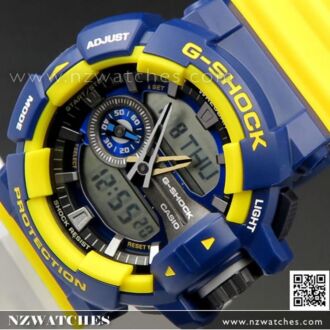 Casio G-Shock 200M Analog Digital Sport Watch GA-400-9B, GA400