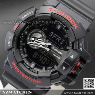 Casio G-Shock 200M Analog Digital Sport Watch GA-400-1B, GA400