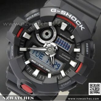 Casio G-Shock Analog Digital 200M Super illuminator Sport Watch GA-700-1A, GA700