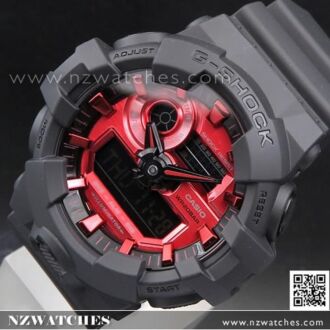 Casio G-Shock Analog Digital Super illuminator Black Red Watch GA-700AR-1A, GA700AR