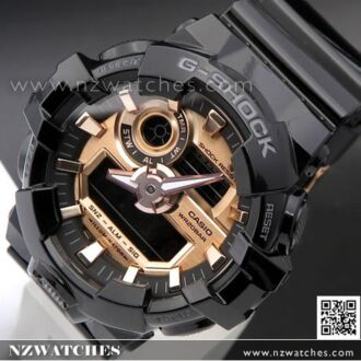 Casio G-Shock Black and Rose Gold Analog Digital Watch GA-700MMC-1A, GA700MMC