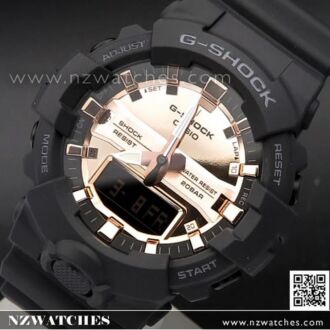 Casio G-Shock Black and Rose Gold Analog Digital Watch GA-800MMC-1A, GA800MMC