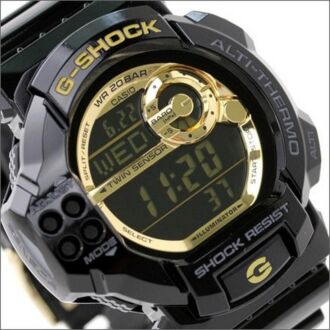 Casio G-Shock Limited Black Gold Twin Sensors Watch GDF-100GB-1 GDF-100GB