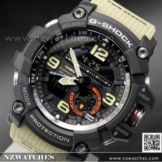 Casio G-Shock Mudmaster Master of G Twin Sensor Sport Watch GG-1000-1A5, GG1000