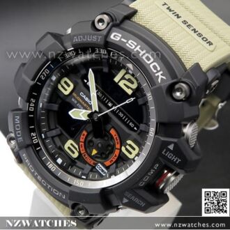 Casio G-Shock Mudmaster Master of G Twin Sensor Sport Watch GG-1000-1A5, GG1000