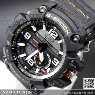 Casio G-Shock Mudmaster Master of G Twin Sensor Sport Watch GG-1000-1A, GG1000