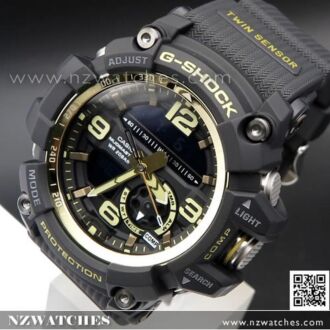 Casio G-Shock Mudmaster Master of G Twin Sensor Sport Watch GG-1000GB-1A, GG1000