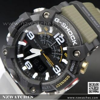 Casio G-Shock Mudmaster Quad Sensor Carbon Fiber Bluetooth Watch GG-B100-1A3