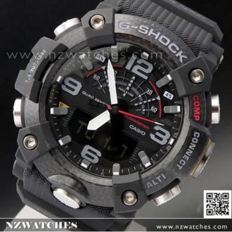 Casio G-Shock Mudmaster Quad Sensor Carbon Fiber Bluetooth Watch GG-B100-1A