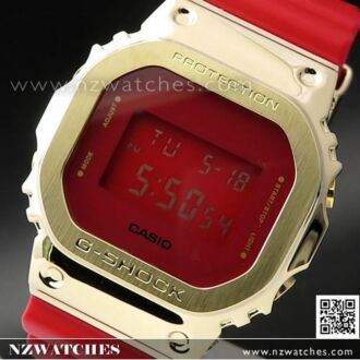 Casio G-Shock Red and Gold Metal Covered Ltd Watch GM-5600CX-4, GM5600CX