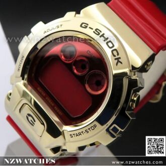 Casio G-Shock Red and Gold Metal Covered Ltd Watch GM-6900CX-4, GM6900CX