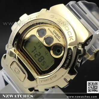 Casio G-Shock Metal Covered GOLD Clear Semi-Transparent Watch GM-6900SG-9, GM6900SG