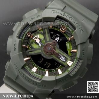 Casio G-Shock S Series Matte Green Sport Watch GMA-S110CM-3A, GMAS110CM