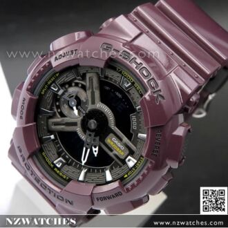 Casio G-Shock S Series Rose Motif Band Ladies Watch GMA-S110F-7A, GMAS110F